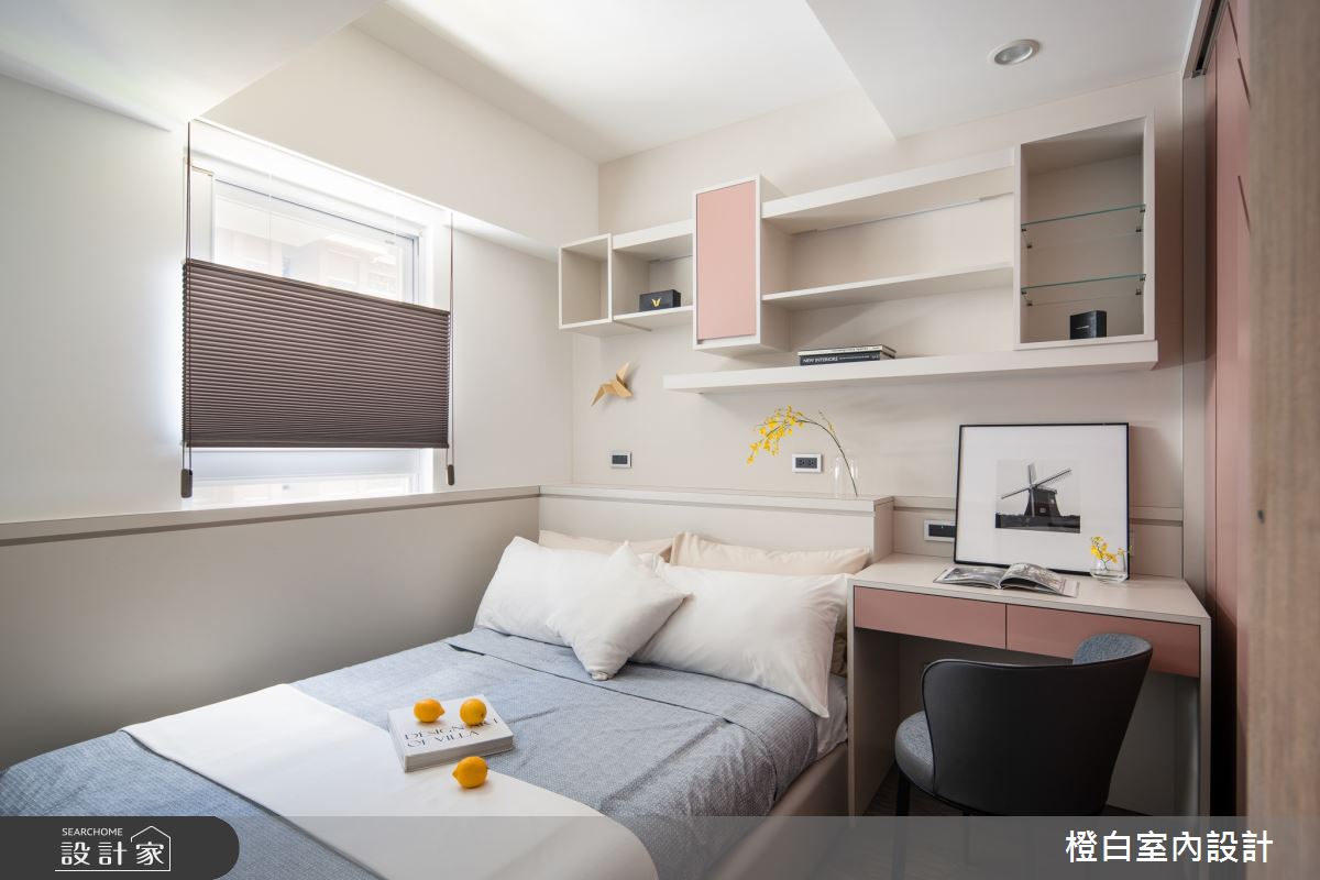 30坪新成屋(5年以下)＿現代風客房案例圖片＿橙白室內裝修設計工程有限公司＿橙白_103那山階之68