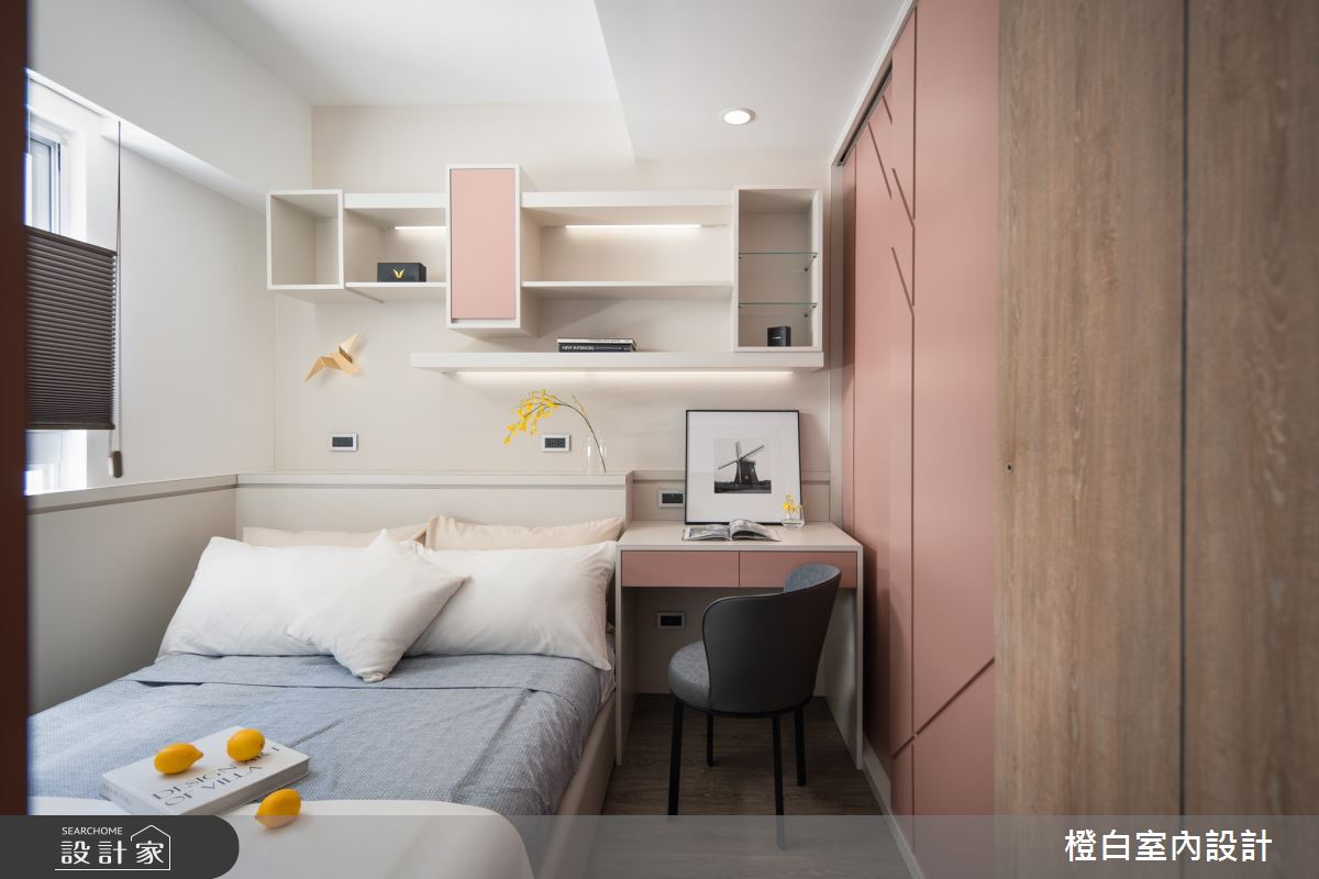 30坪新成屋(5年以下)＿現代風客房案例圖片＿橙白室內裝修設計工程有限公司＿橙白_103那山階之69
