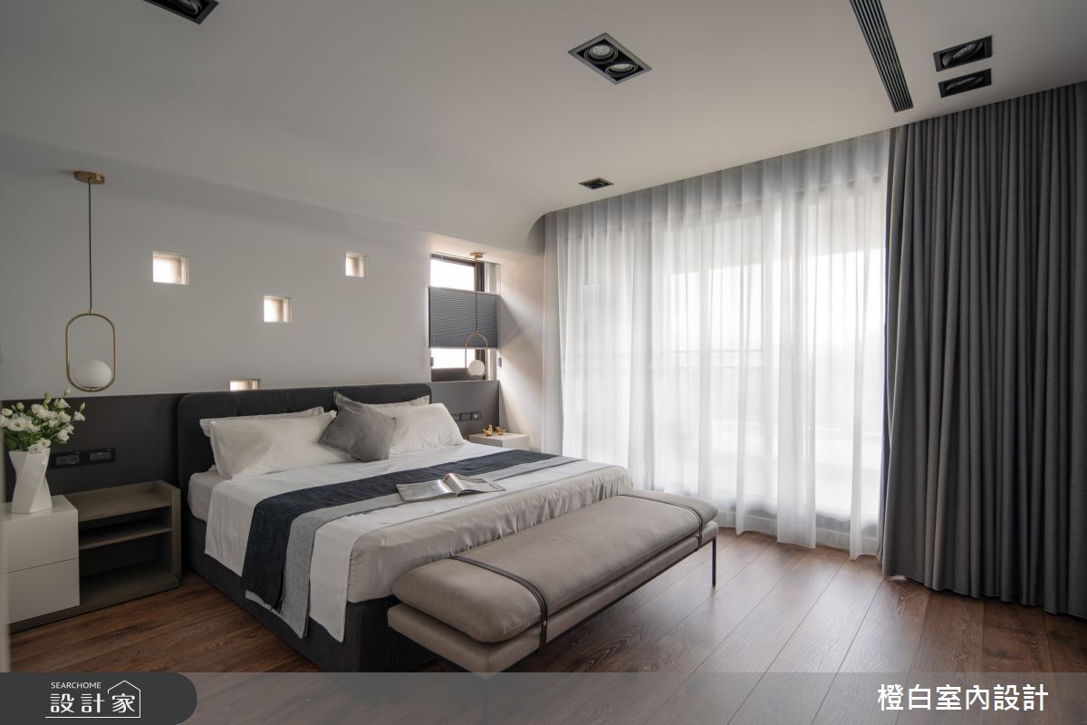 75坪毛胚屋＿現代風臥室案例圖片＿橙白室內裝修設計工程有限公司＿橙白_104美麗山林之42