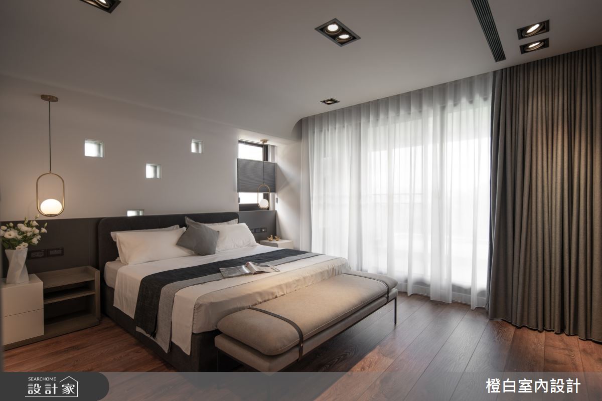 75坪毛胚屋＿現代風臥室案例圖片＿橙白室內裝修設計工程有限公司＿橙白_104美麗山林之43