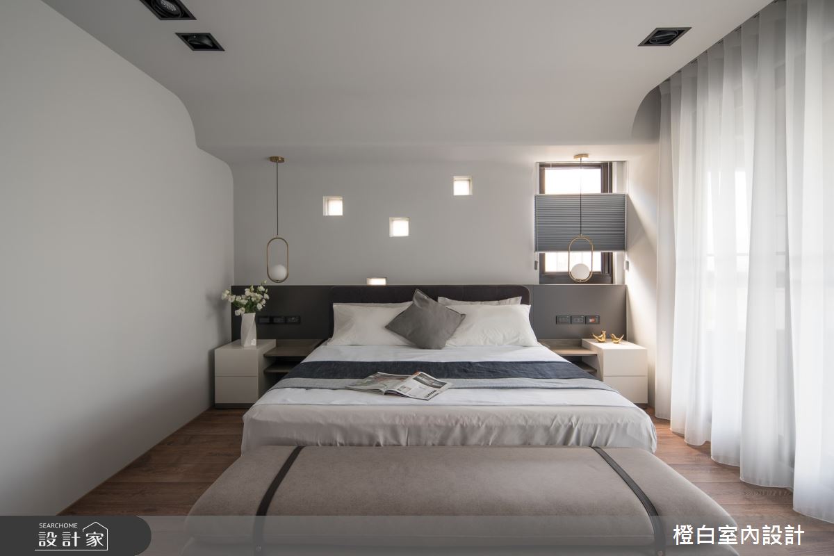 75坪毛胚屋＿現代風臥室案例圖片＿橙白室內裝修設計工程有限公司＿橙白_104美麗山林之44
