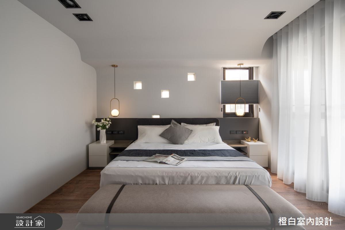 75坪毛胚屋＿現代風臥室案例圖片＿橙白室內裝修設計工程有限公司＿橙白_104美麗山林之45