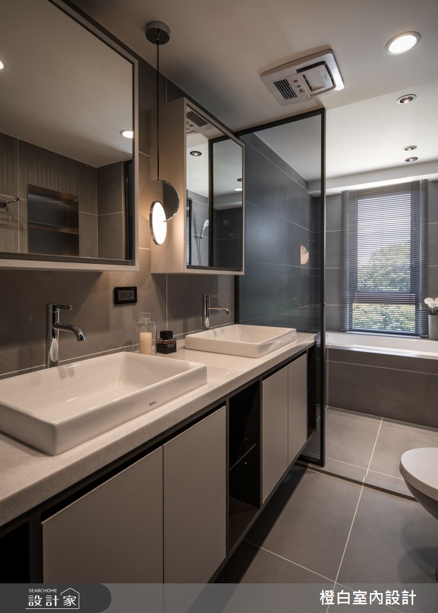 75坪毛胚屋＿現代風浴室案例圖片＿橙白室內裝修設計工程有限公司＿橙白_104美麗山林之59