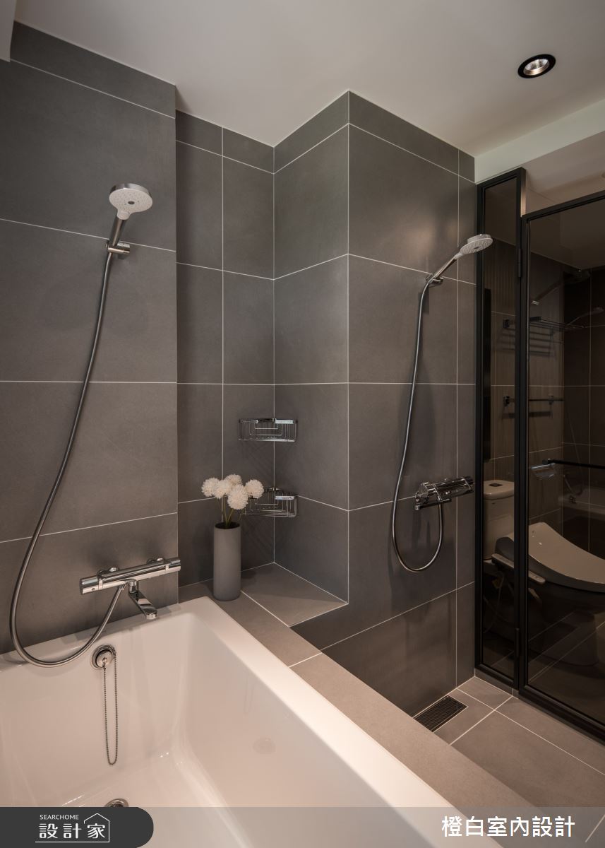 75坪毛胚屋＿現代風浴室案例圖片＿橙白室內裝修設計工程有限公司＿橙白_104美麗山林之61
