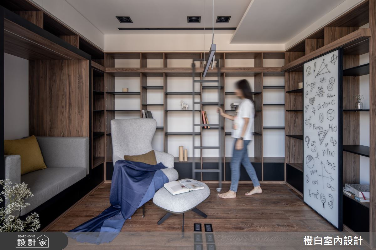 75坪毛胚屋＿現代風書房臥榻案例圖片＿橙白室內裝修設計工程有限公司＿橙白_104美麗山林之1055