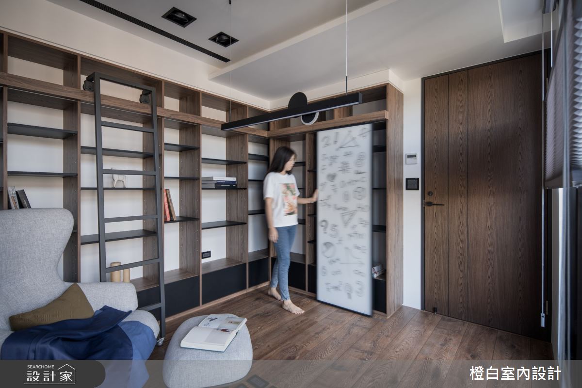 75坪毛胚屋＿現代風書房案例圖片＿橙白室內裝修設計工程有限公司＿橙白_104美麗山林之78