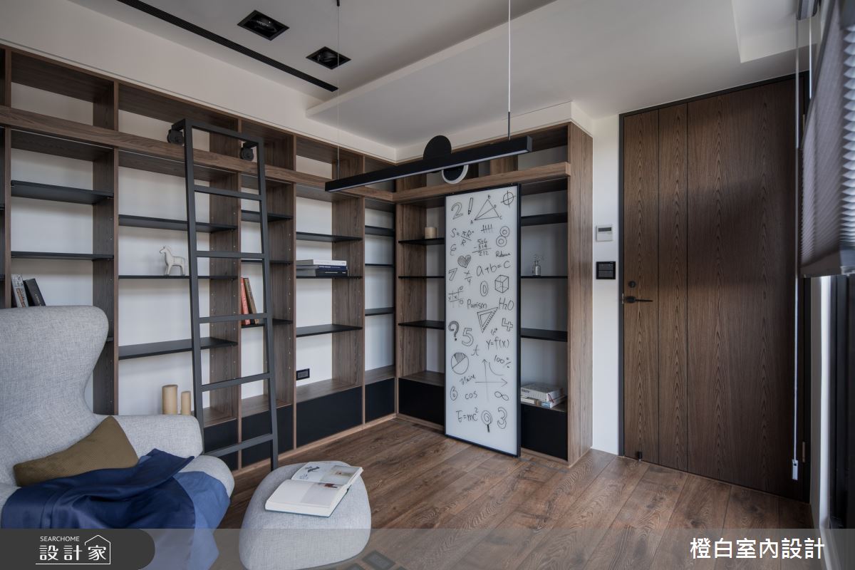 75坪毛胚屋＿現代風書房案例圖片＿橙白室內裝修設計工程有限公司＿橙白_104美麗山林之79
