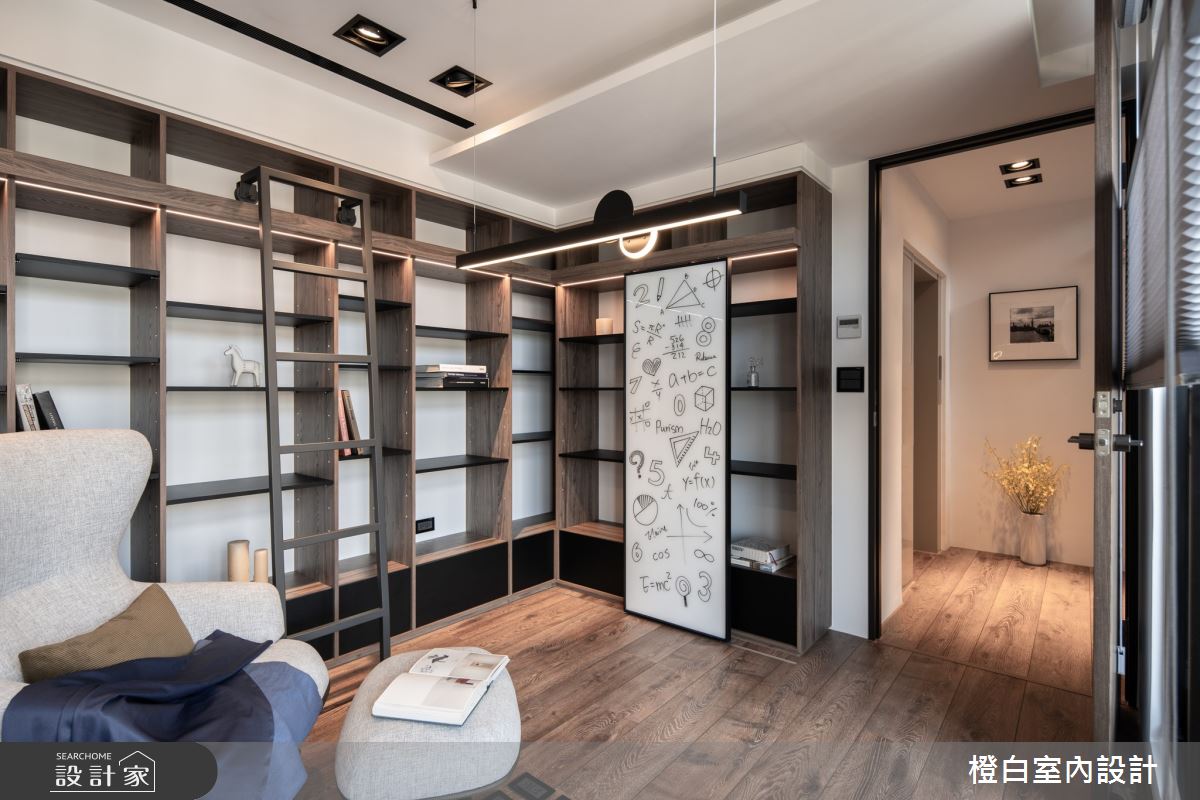 75坪毛胚屋＿現代風書房案例圖片＿橙白室內裝修設計工程有限公司＿橙白_104美麗山林之80