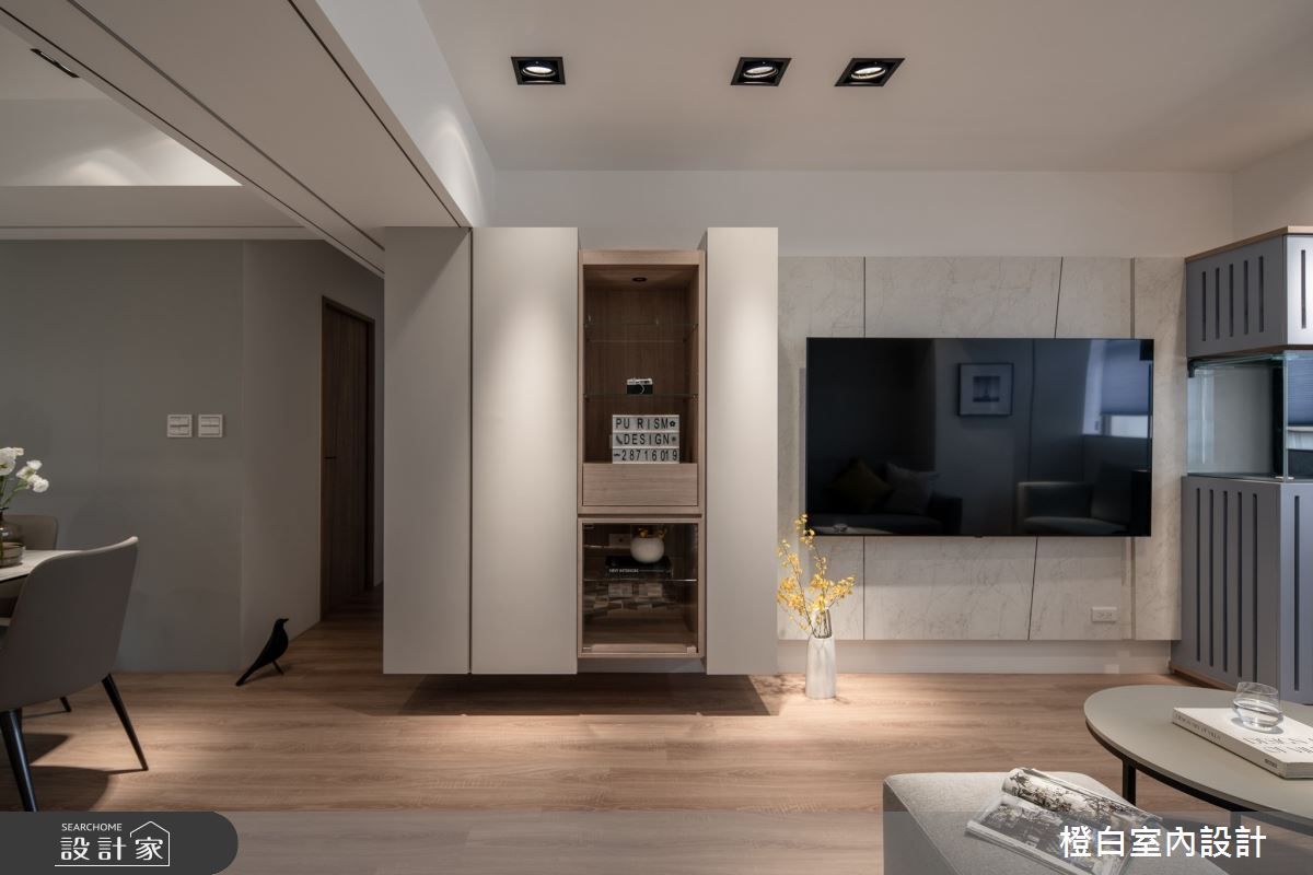 27坪老屋(16~30年)＿北歐風客廳案例圖片＿橙白室內裝修設計工程有限公司＿橙白_105大直之9