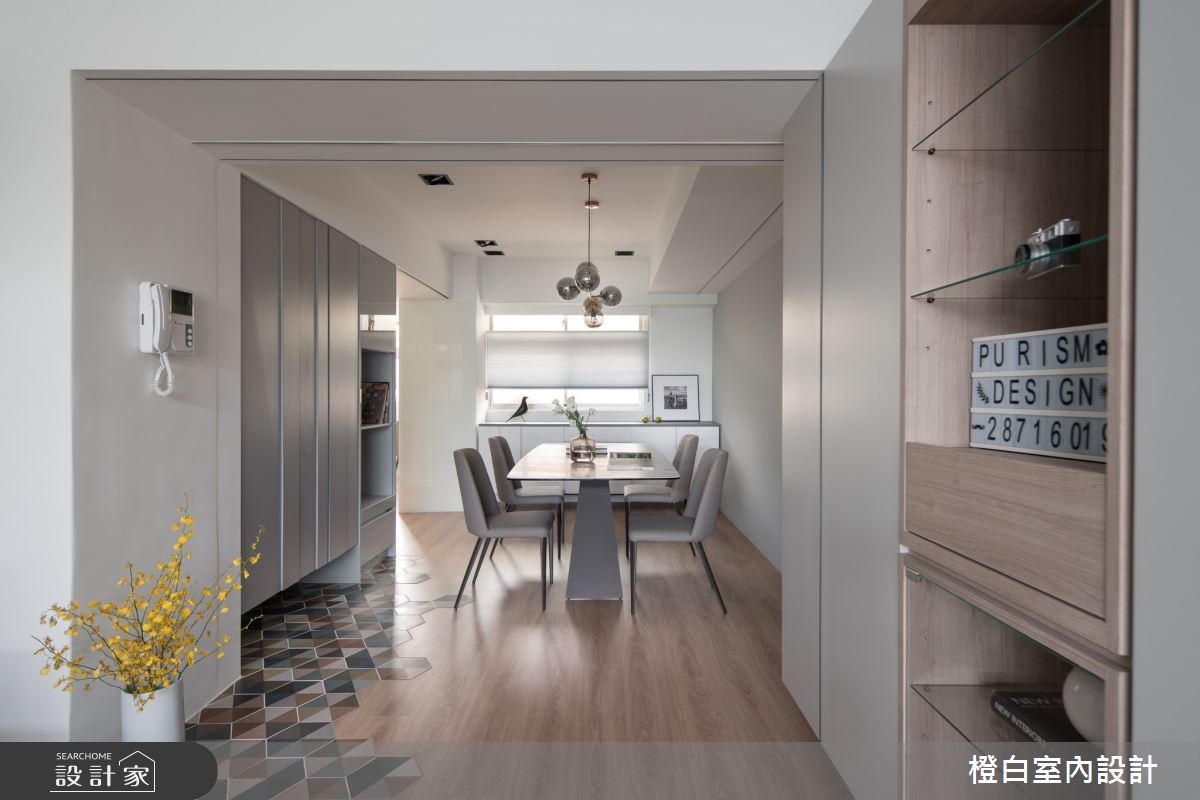 27坪老屋(16~30年)＿北歐風餐廳案例圖片＿橙白室內裝修設計工程有限公司＿橙白_105大直之17
