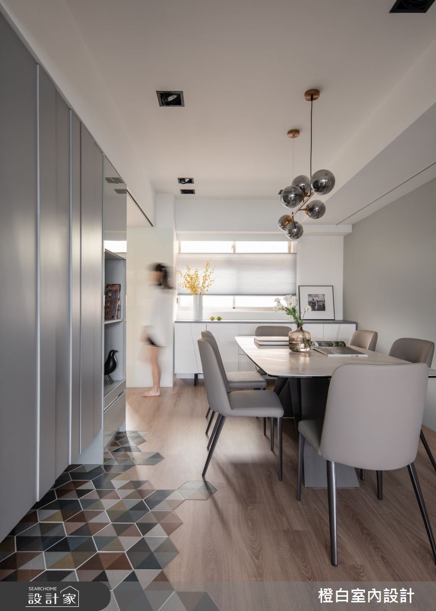 27坪老屋(16~30年)＿北歐風餐廳案例圖片＿橙白室內裝修設計工程有限公司＿橙白_105大直之19