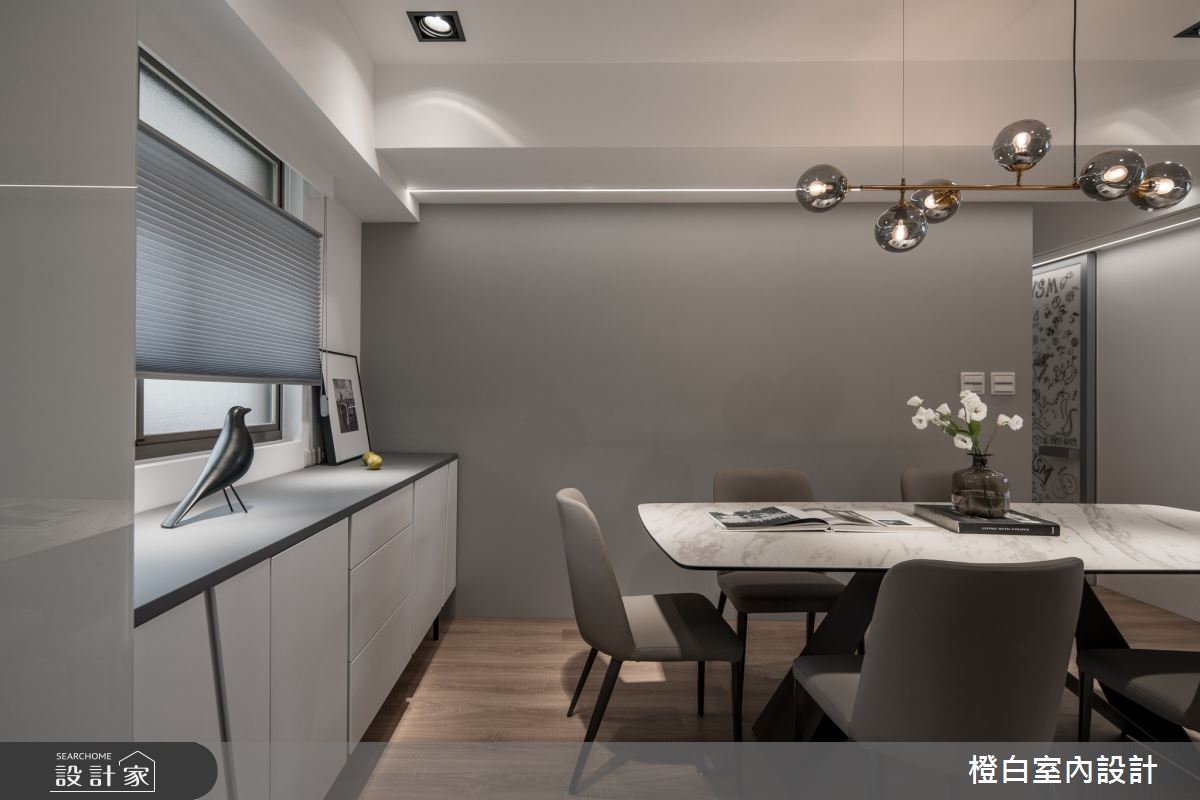 27坪老屋(16~30年)＿北歐風餐廳案例圖片＿橙白室內裝修設計工程有限公司＿橙白_105大直之24