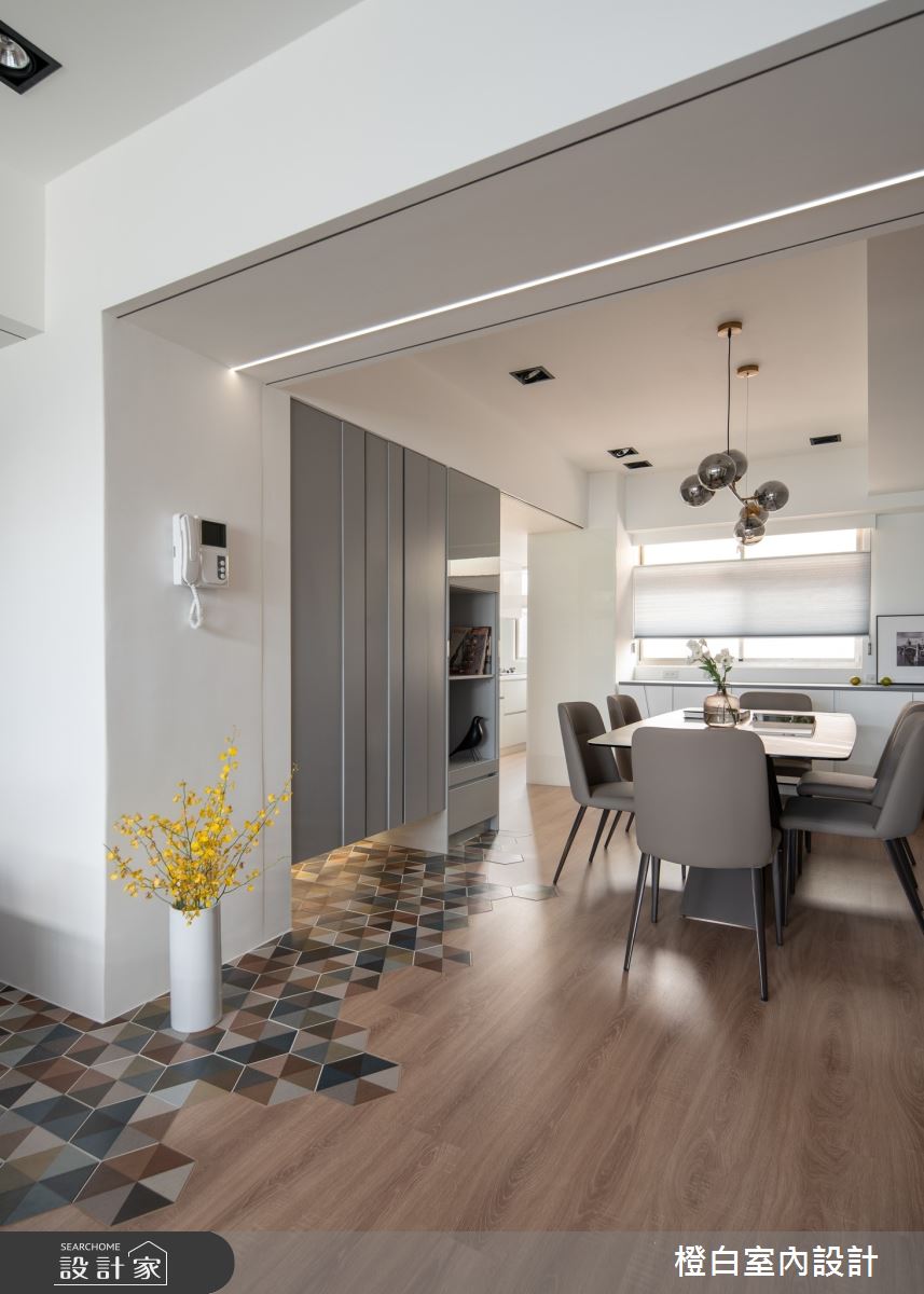 27坪老屋(16~30年)＿北歐風餐廳案例圖片＿橙白室內裝修設計工程有限公司＿橙白_105大直之27