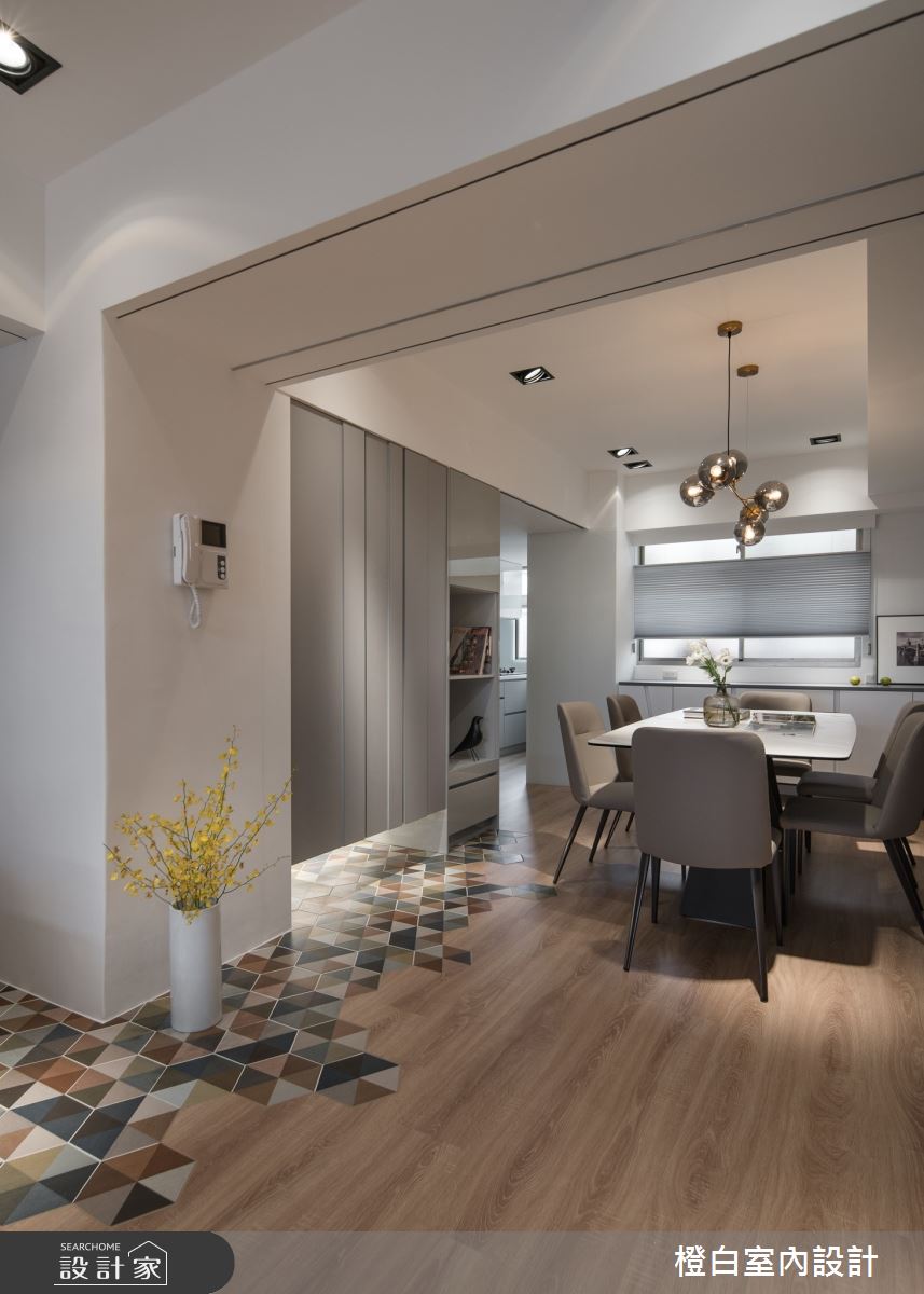 27坪老屋(16~30年)＿北歐風餐廳案例圖片＿橙白室內裝修設計工程有限公司＿橙白_105大直之28