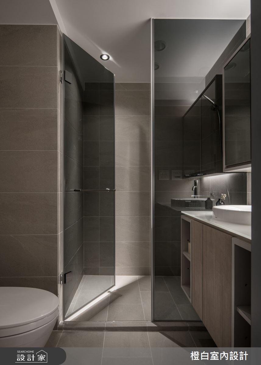27坪老屋(16~30年)＿北歐風浴室案例圖片＿橙白室內裝修設計工程有限公司＿橙白_105大直之40
