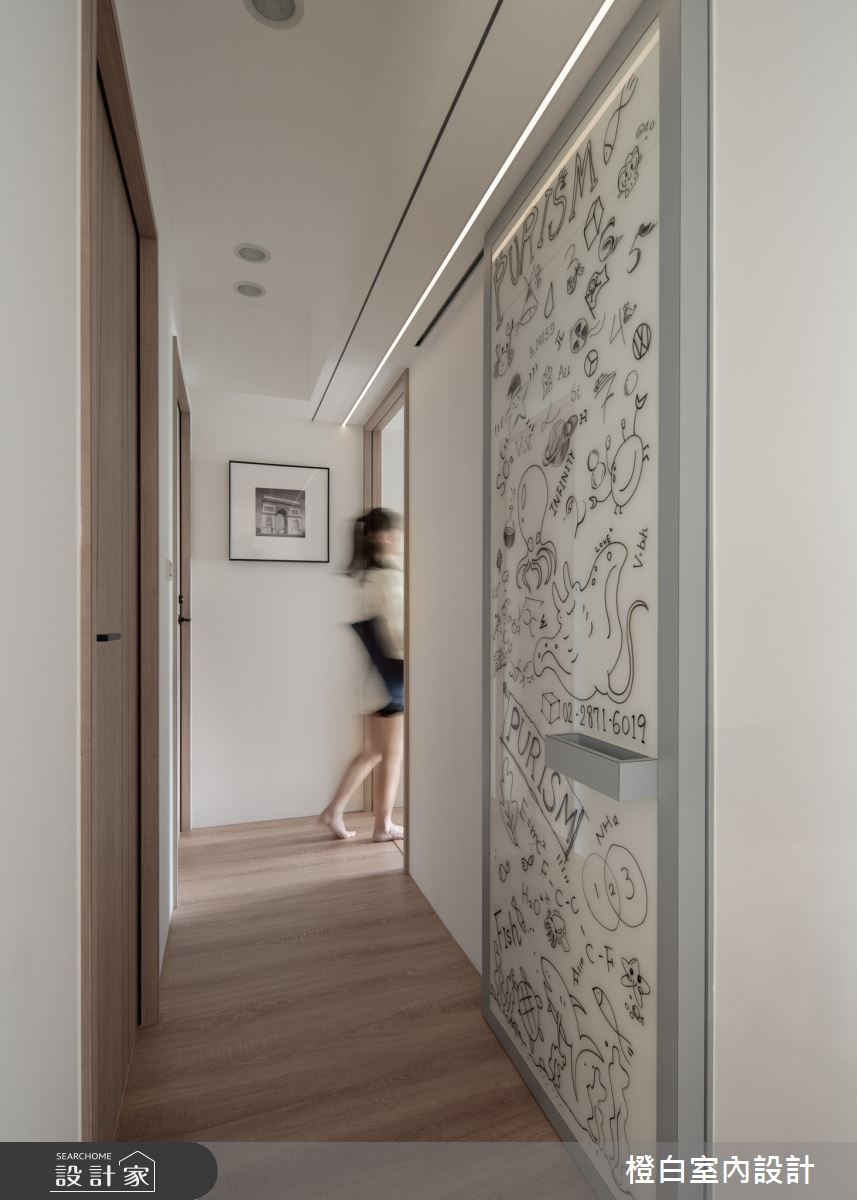 27坪老屋(16~30年)＿北歐風走廊案例圖片＿橙白室內裝修設計工程有限公司＿橙白_105大直之41