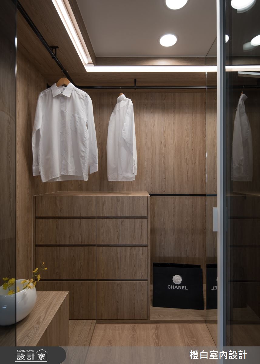 27坪老屋(16~30年)＿北歐風更衣間案例圖片＿橙白室內裝修設計工程有限公司＿橙白_105大直之50