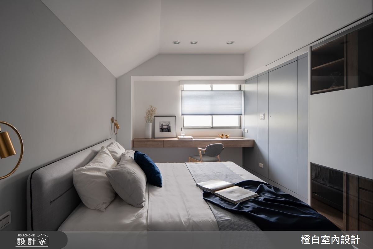 27坪老屋(16~30年)＿北歐風臥室案例圖片＿橙白室內裝修設計工程有限公司＿橙白_105大直之52