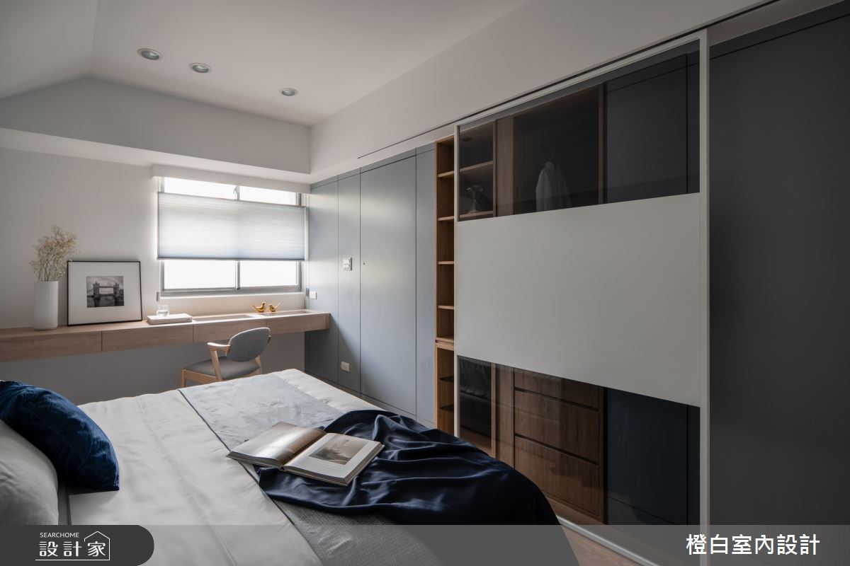 27坪老屋(16~30年)＿北歐風臥室案例圖片＿橙白室內裝修設計工程有限公司＿橙白_105大直之56