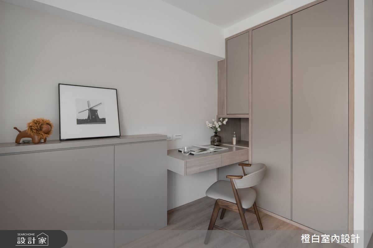 27坪老屋(16~30年)＿北歐風書房多功能室案例圖片＿橙白室內裝修設計工程有限公司＿橙白_105大直之64