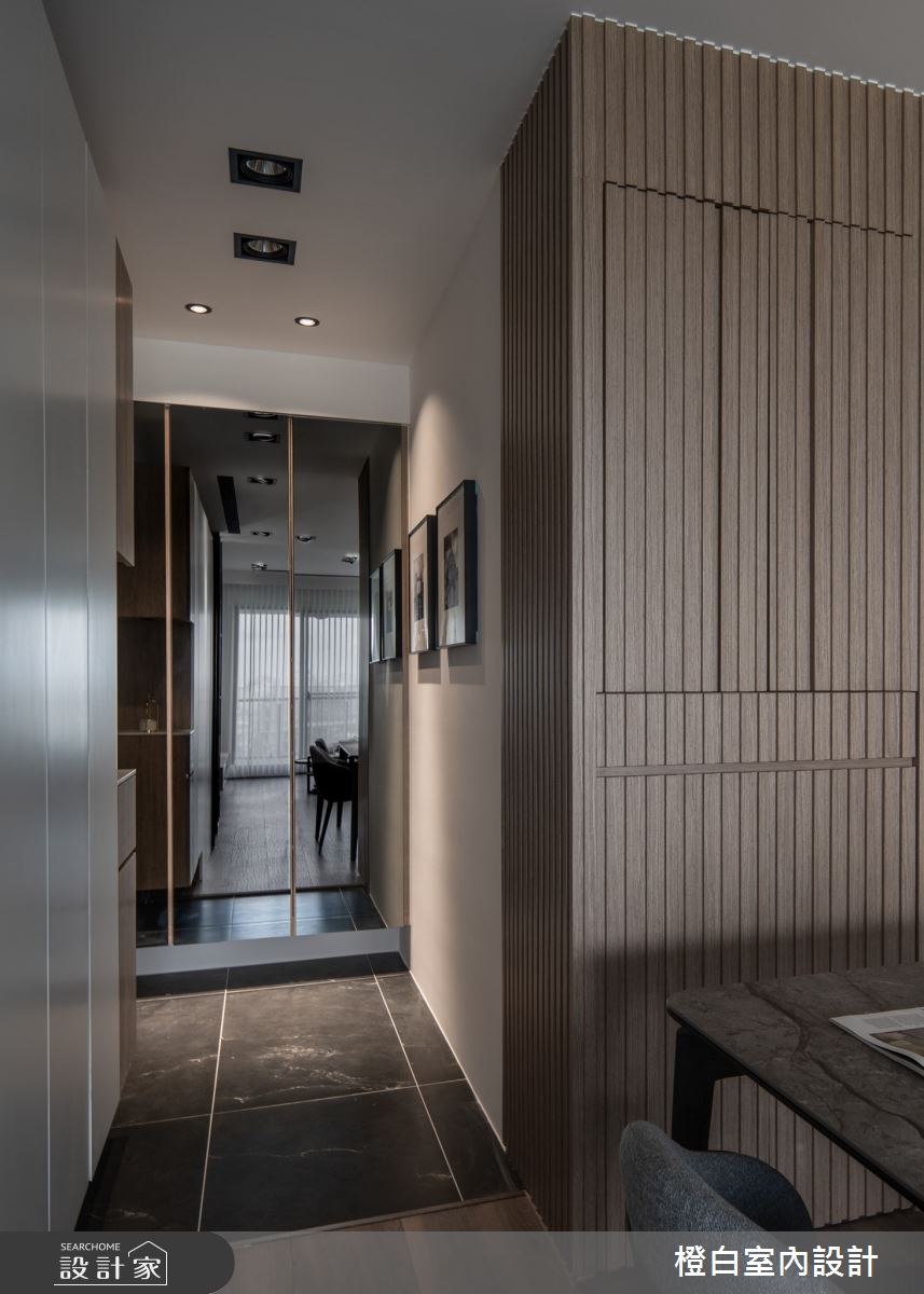 30坪中古屋(5~15年)＿混搭風玄關案例圖片＿橙白室內裝修設計工程有限公司＿橙白_106遠雄百富之2