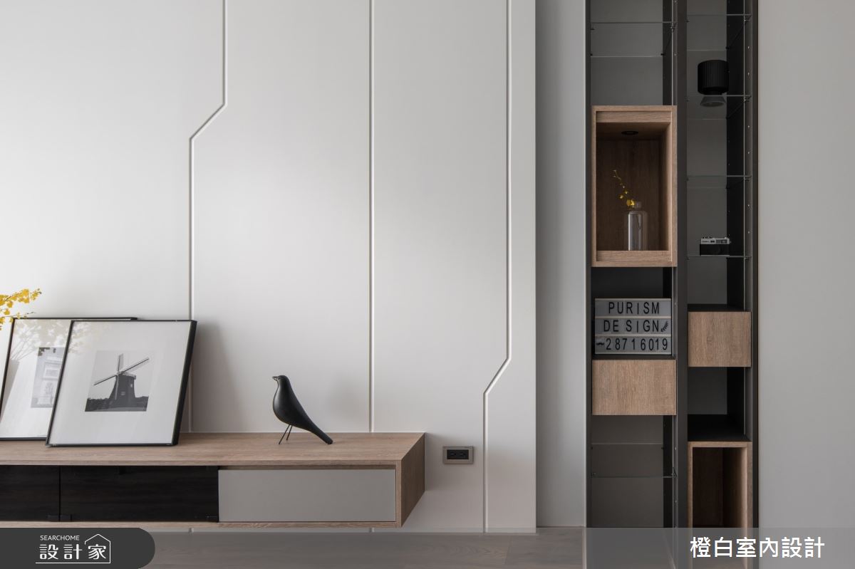 30坪中古屋(5~15年)＿混搭風客廳案例圖片＿橙白室內裝修設計工程有限公司＿橙白_106遠雄百富之15