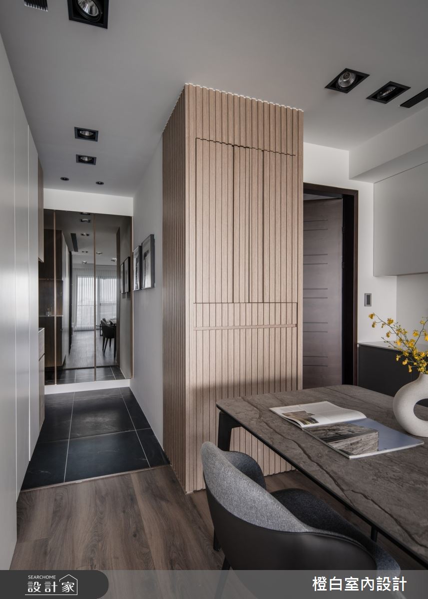 30坪中古屋(5~15年)＿混搭風玄關餐廳案例圖片＿橙白室內裝修設計工程有限公司＿橙白_106遠雄百富之21