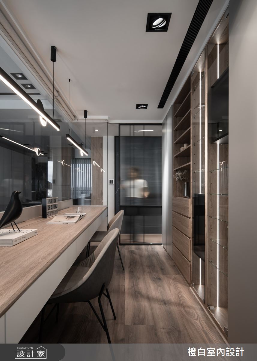 30坪中古屋(5~15年)＿混搭風書房案例圖片＿橙白室內裝修設計工程有限公司＿橙白_106遠雄百富之38