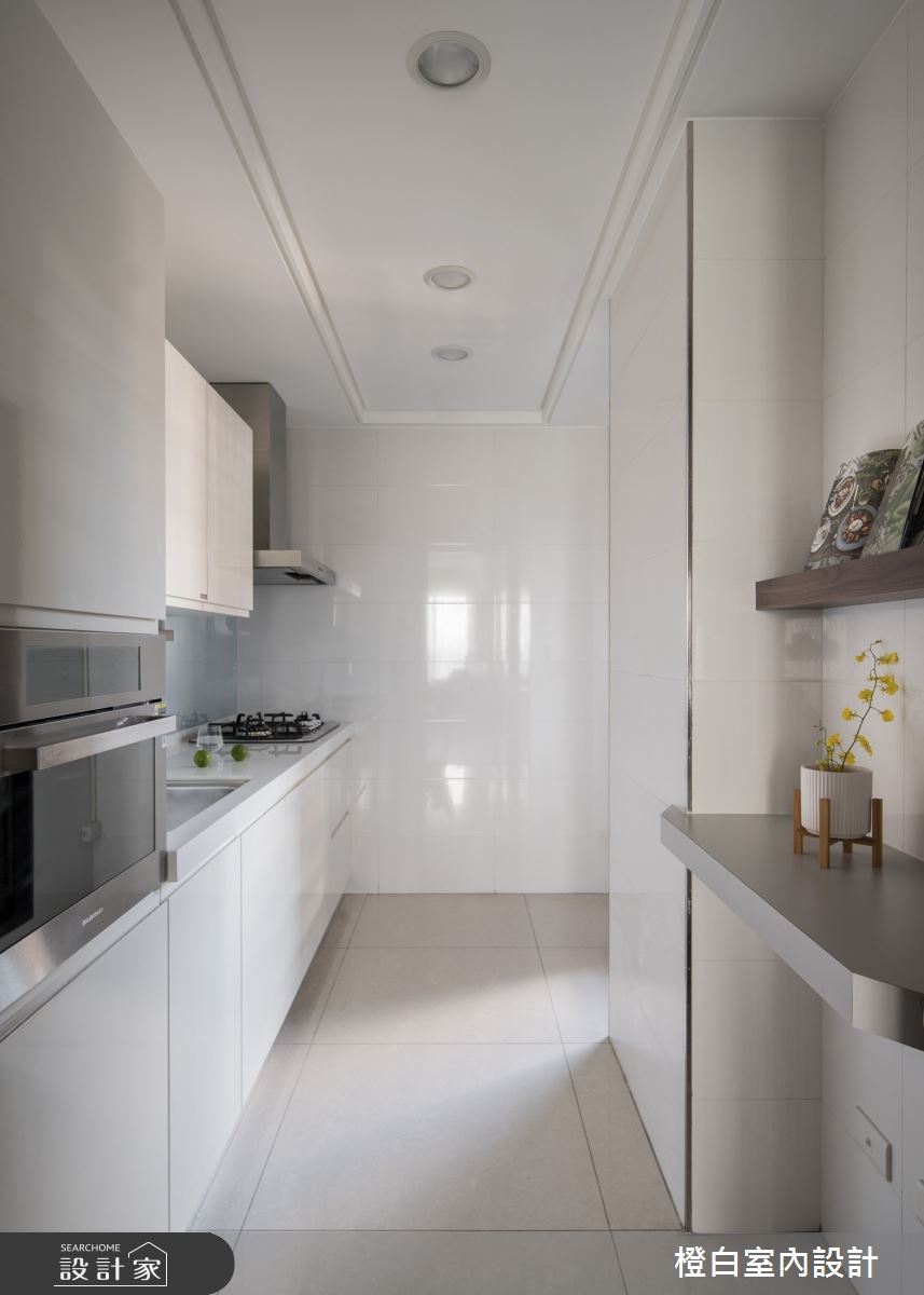 30坪中古屋(5~15年)＿混搭風廚房案例圖片＿橙白室內裝修設計工程有限公司＿橙白_106遠雄百富之43