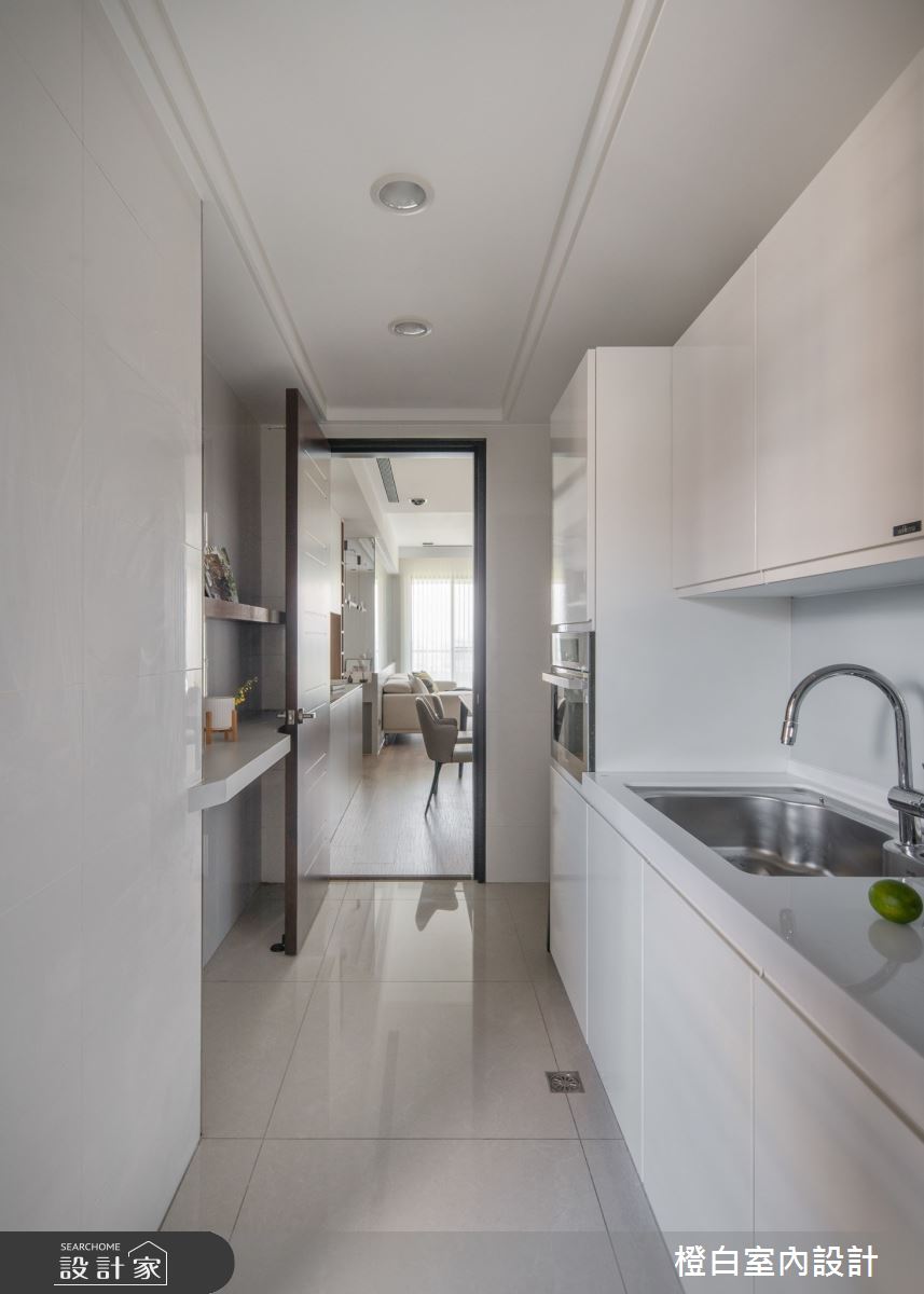 30坪中古屋(5~15年)＿混搭風廚房案例圖片＿橙白室內裝修設計工程有限公司＿橙白_106遠雄百富之44