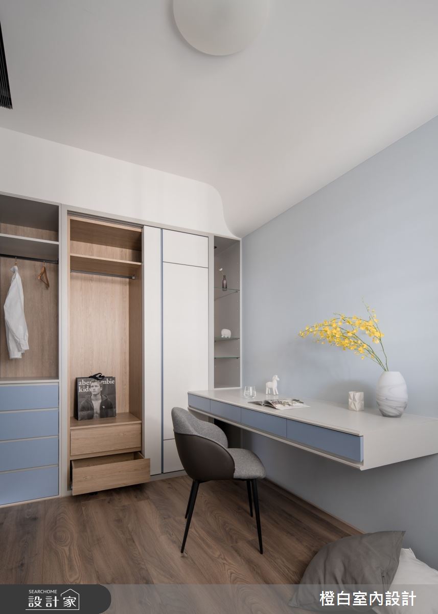 30坪中古屋(5~15年)＿混搭風臥室案例圖片＿橙白室內裝修設計工程有限公司＿橙白_106遠雄百富之46