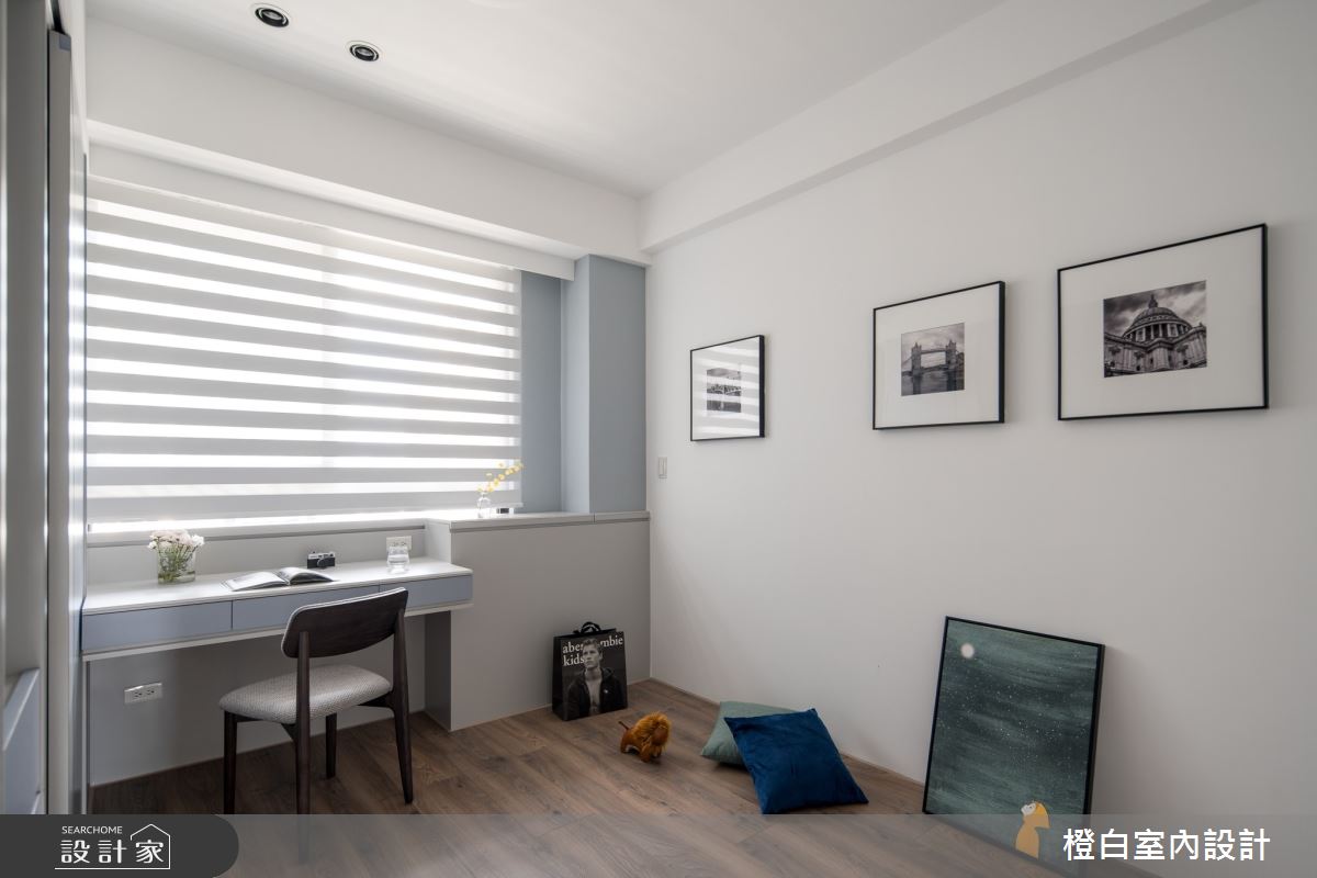 30坪中古屋(5~15年)＿混搭風臥室案例圖片＿橙白室內裝修設計工程有限公司＿橙白_106遠雄百富之49