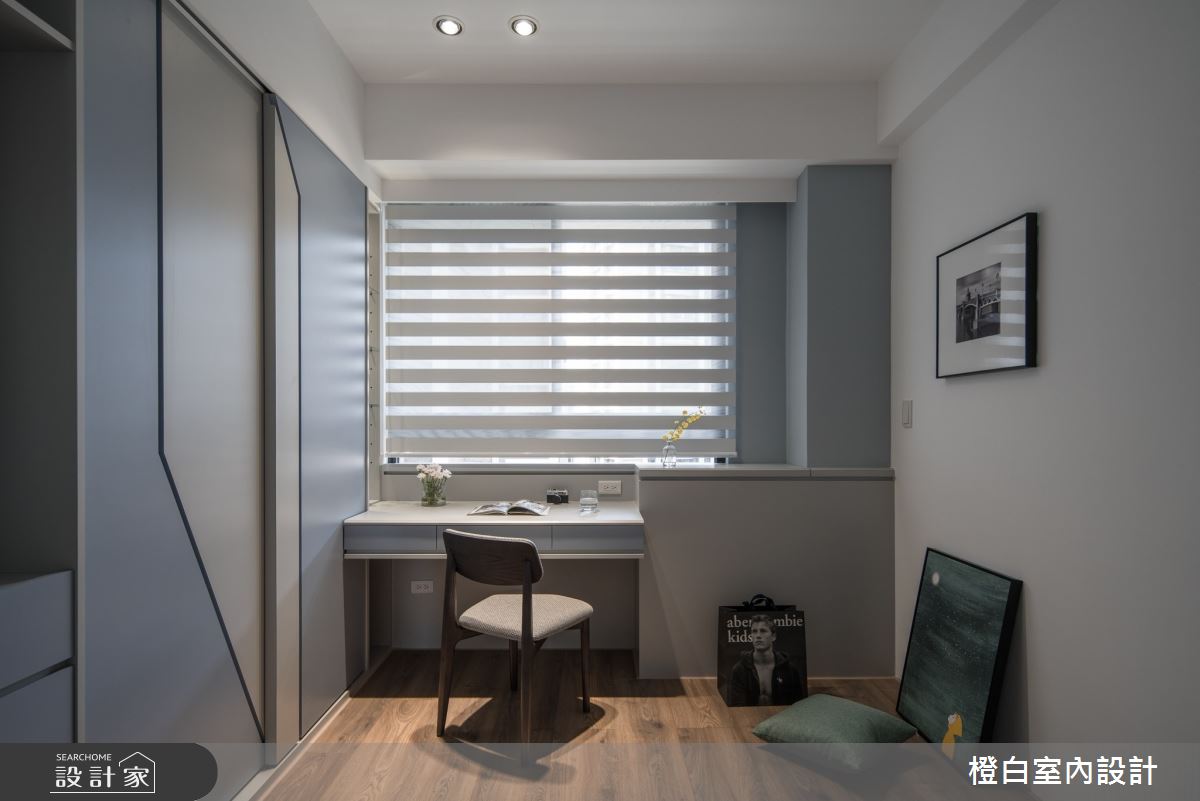 30坪中古屋(5~15年)＿混搭風臥室案例圖片＿橙白室內裝修設計工程有限公司＿橙白_106遠雄百富之52