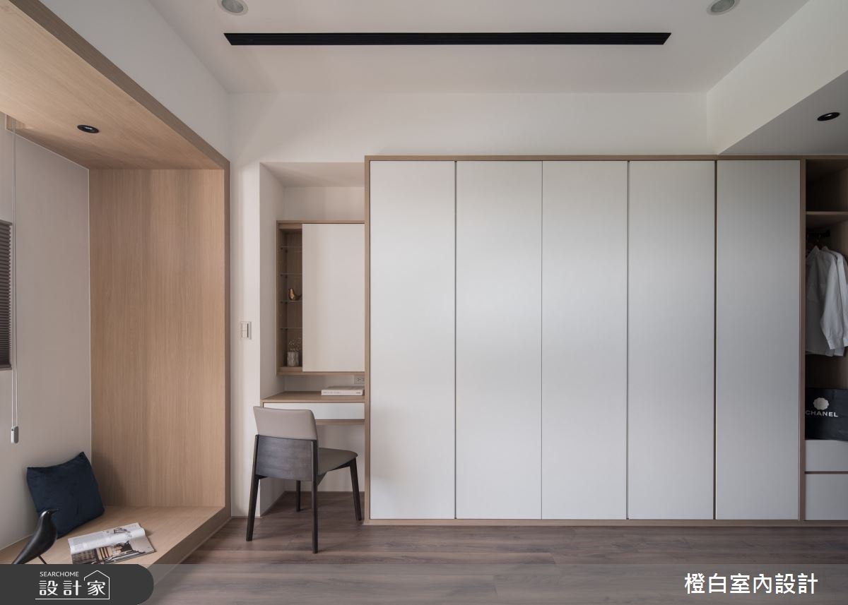 30坪中古屋(5~15年)＿混搭風臥室案例圖片＿橙白室內裝修設計工程有限公司＿橙白_106遠雄百富之53