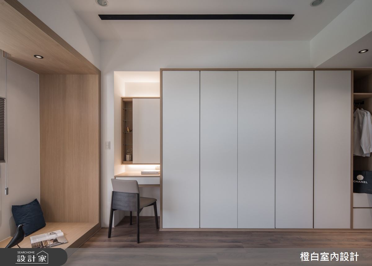 30坪中古屋(5~15年)＿混搭風臥室案例圖片＿橙白室內裝修設計工程有限公司＿橙白_106遠雄百富之55