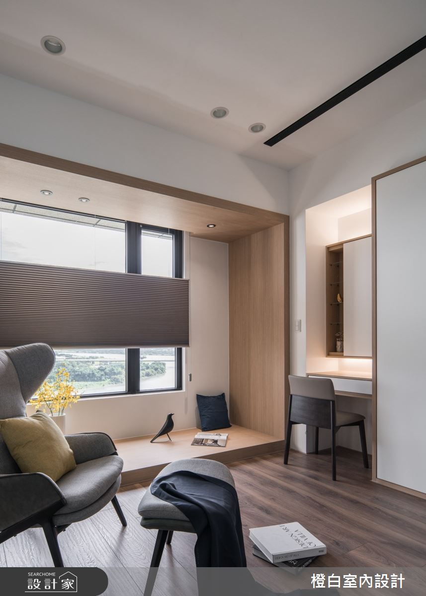 30坪中古屋(5~15年)＿混搭風臥室案例圖片＿橙白室內裝修設計工程有限公司＿橙白_106遠雄百富之57