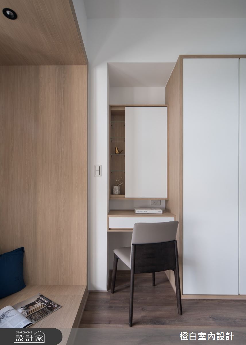 30坪中古屋(5~15年)＿混搭風臥室案例圖片＿橙白室內裝修設計工程有限公司＿橙白_106遠雄百富之58