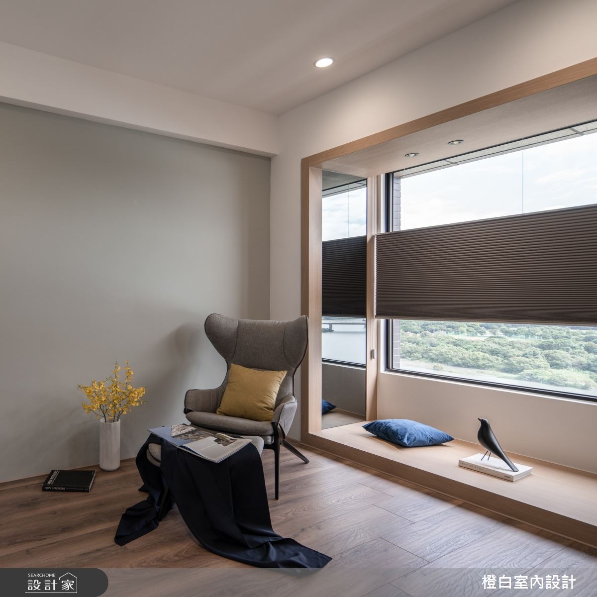 30坪中古屋(5~15年)＿混搭風臥室臥榻案例圖片＿橙白室內裝修設計工程有限公司＿橙白_106遠雄百富之60