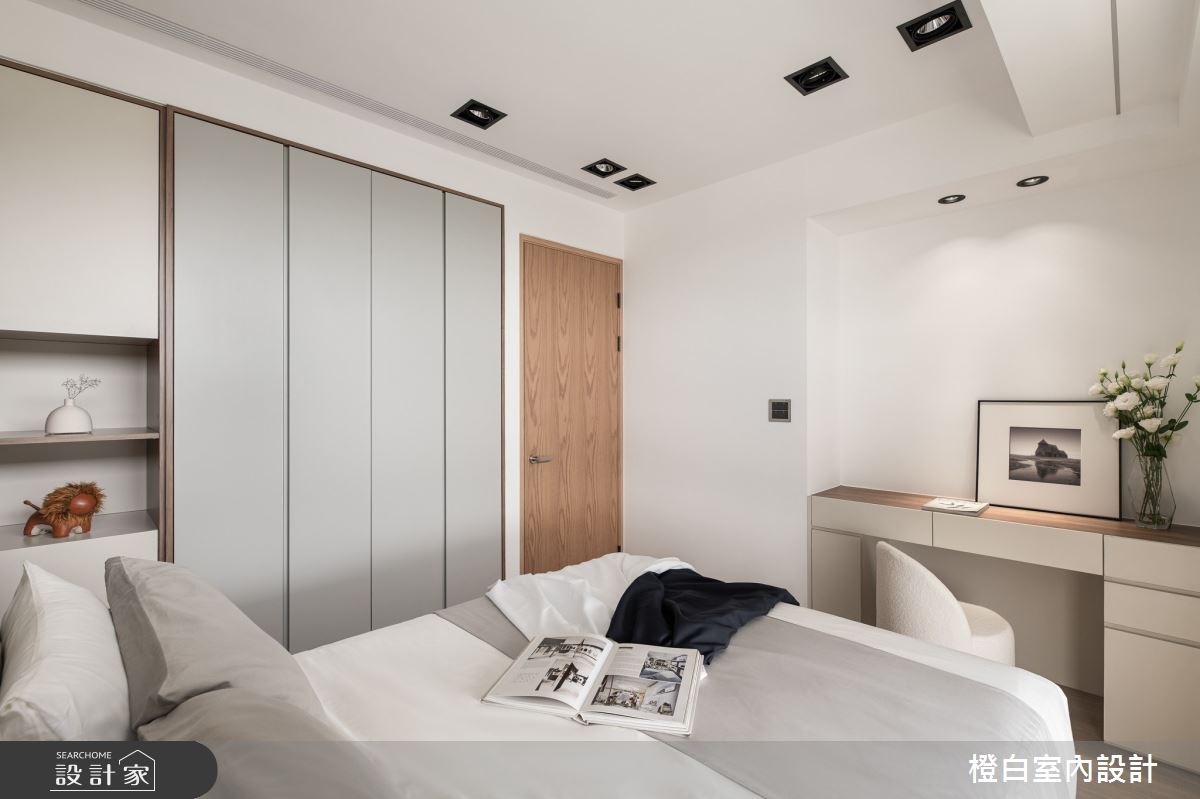 20坪新成屋(5年以下)＿混搭風臥室案例圖片＿橙白室內裝修設計工程有限公司＿橙白_107水湳國聚之25