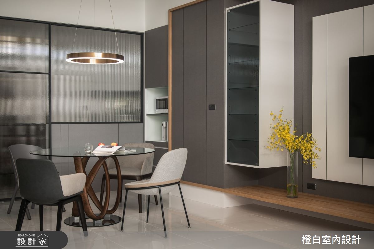 78坪中古屋(5~15年)＿現代風客廳餐廳案例圖片＿橙白室內裝修設計工程有限公司＿橙白_108台中之4