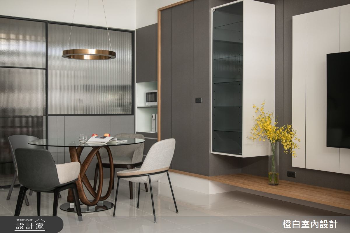 78坪中古屋(5~15年)＿現代風客廳餐廳案例圖片＿橙白室內裝修設計工程有限公司＿橙白_108台中之10