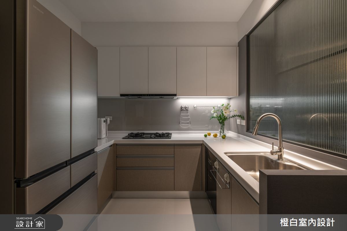78坪中古屋(5~15年)＿現代風廚房案例圖片＿橙白室內裝修設計工程有限公司＿橙白_108台中之28