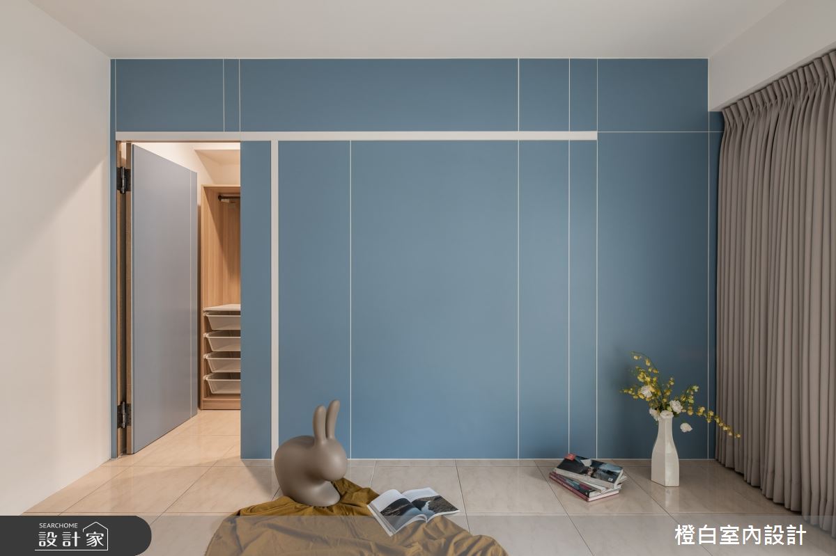 78坪中古屋(5~15年)＿現代風臥室案例圖片＿橙白室內裝修設計工程有限公司＿橙白_108台中之36