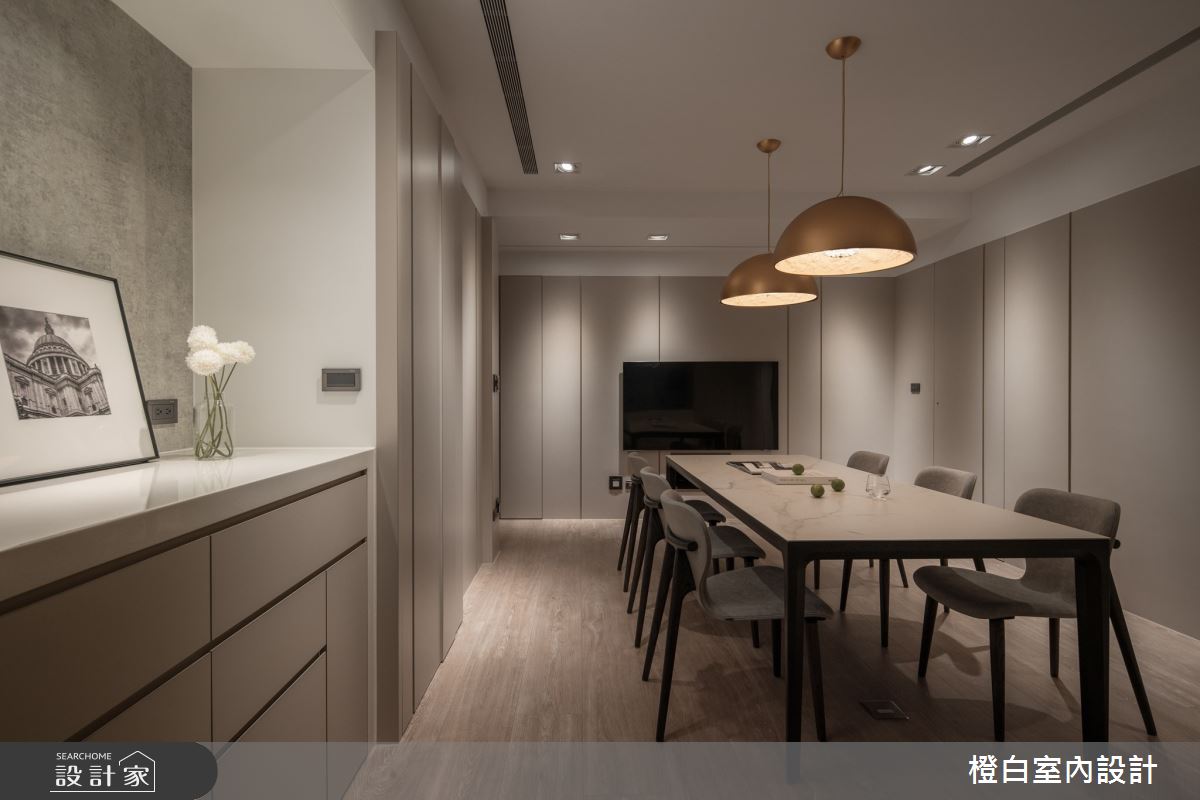 42坪中古屋(5~15年)＿現代風餐廳案例圖片＿橙白室內裝修設計工程有限公司＿橙白_109新富邑之34