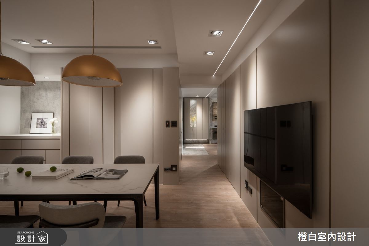 42坪中古屋(5~15年)＿現代風餐廳案例圖片＿橙白室內裝修設計工程有限公司＿橙白_109新富邑之36