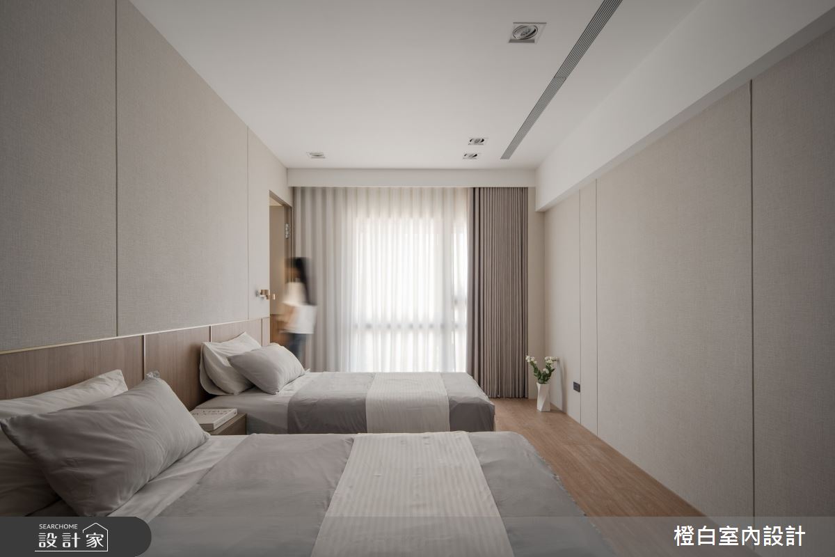 42坪中古屋(5~15年)＿現代風臥室案例圖片＿橙白室內裝修設計工程有限公司＿橙白_109新富邑之48
