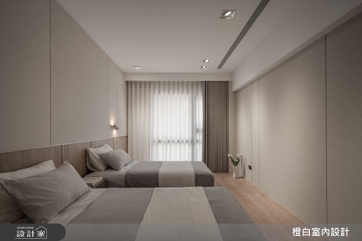 42坪中古屋(5~15年)＿現代風臥室案例圖片＿橙白室內裝修設計工程有限公司＿橙白_109新富邑之49