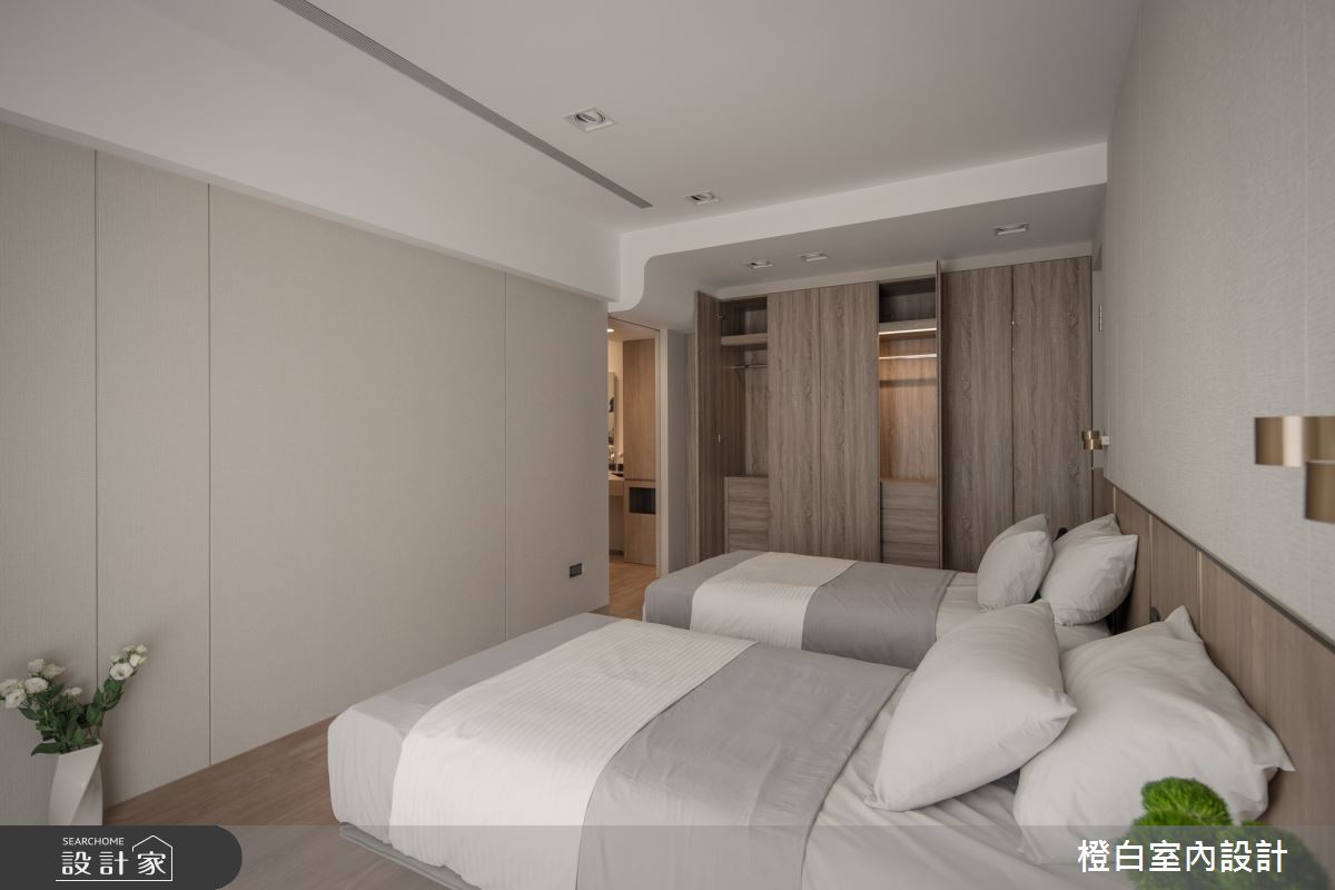 42坪中古屋(5~15年)＿現代風臥室案例圖片＿橙白室內裝修設計工程有限公司＿橙白_109新富邑之51
