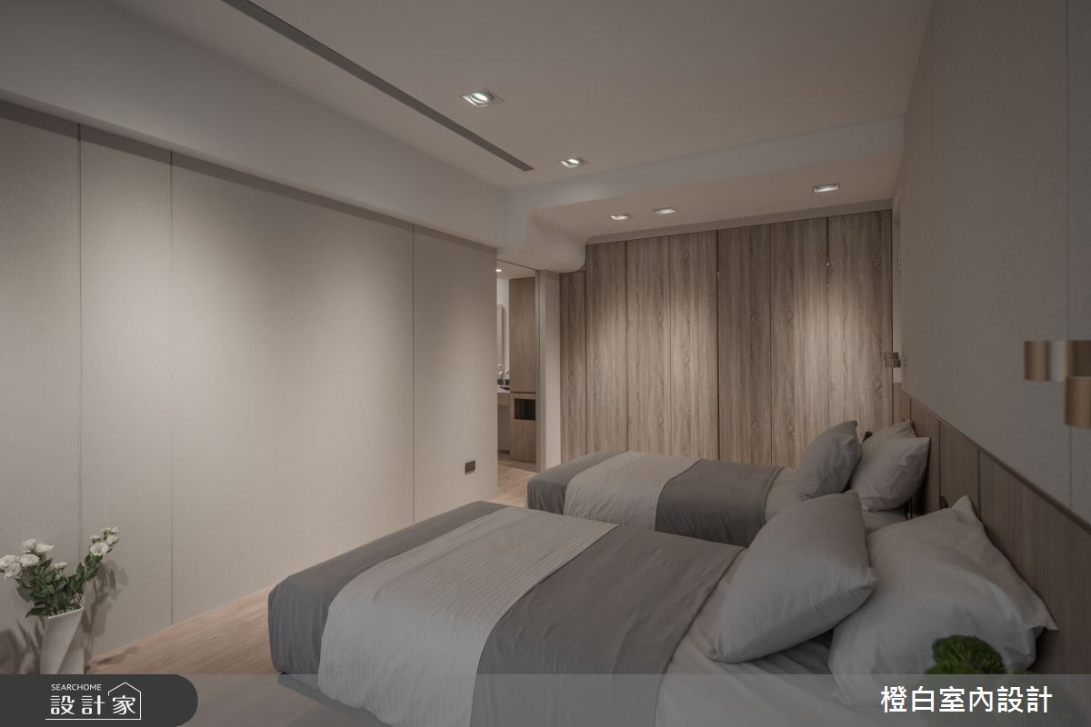 42坪中古屋(5~15年)＿現代風臥室案例圖片＿橙白室內裝修設計工程有限公司＿橙白_109新富邑之52