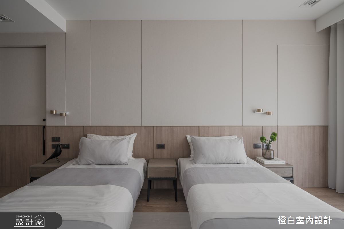 42坪中古屋(5~15年)＿現代風臥室案例圖片＿橙白室內裝修設計工程有限公司＿橙白_109新富邑之58